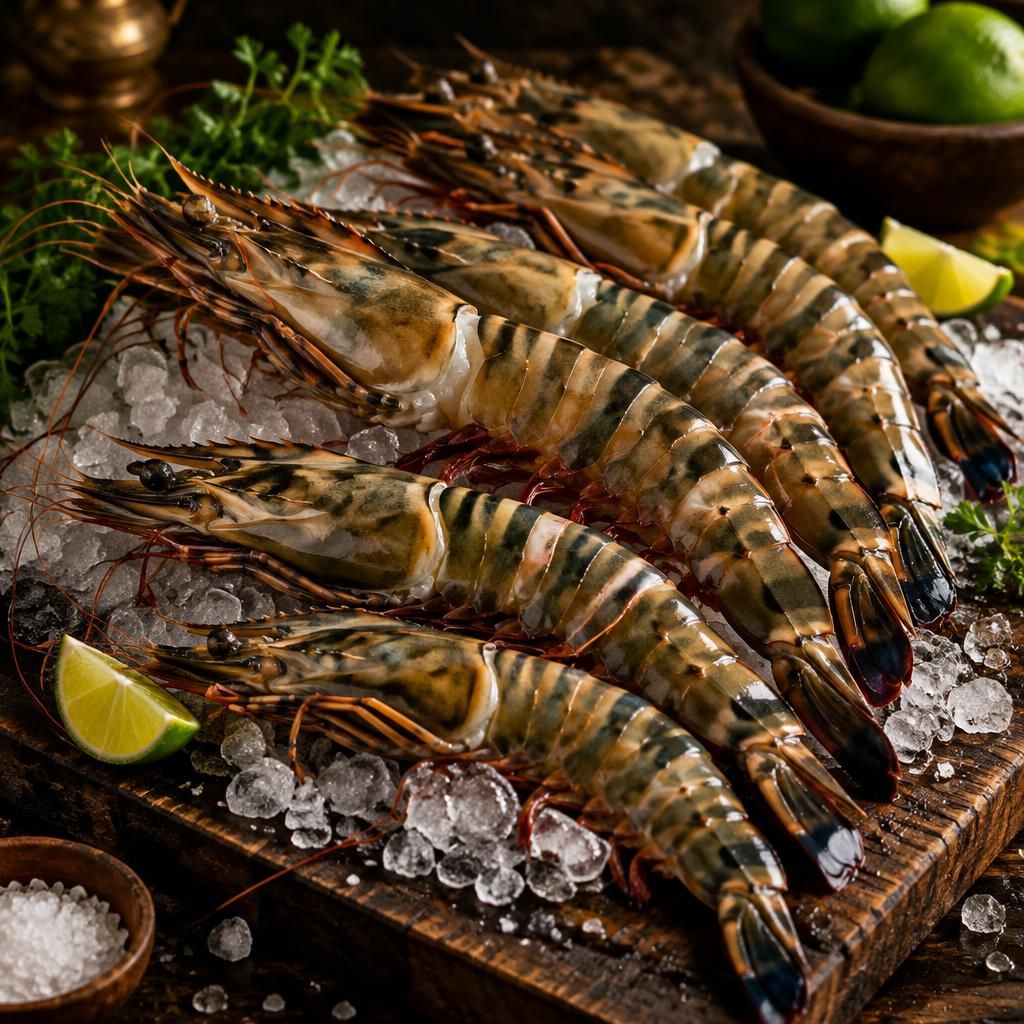 Giant Raw Crevettes
