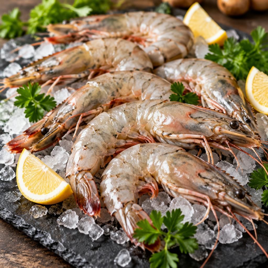 Large Raw Crevettes