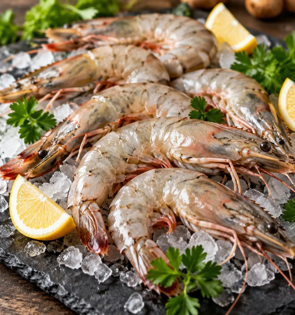 Large Raw Crevettes