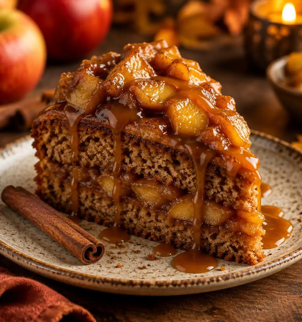 Toffee Apple & Cinnamon Cake